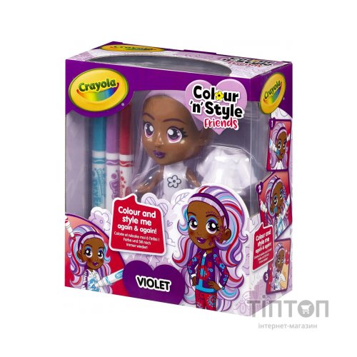 Набір для творчості Crayola Colour n Style Стильні дівчата Віолетта (918939.005)