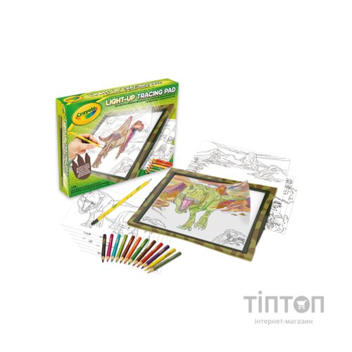 Набір для творчості Crayola ігрова панель з підсвічуванням Дінозав (74-7497)
