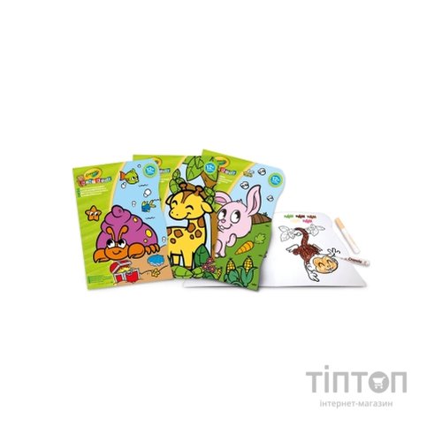 Набір для творчості Crayola Mini Kids Розмальовка Ферма, 16 сторінок (25-1480-2)