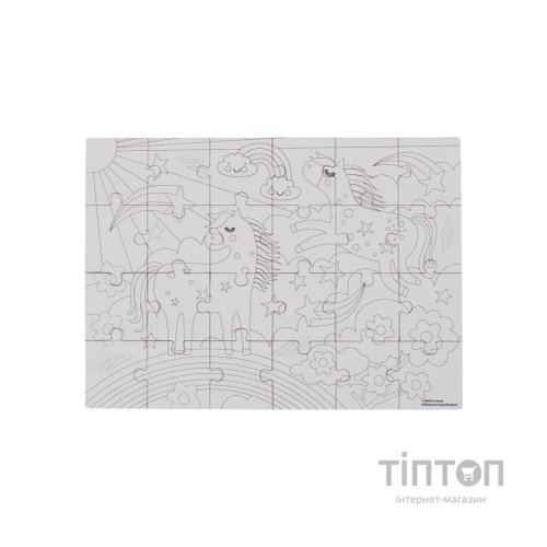 Набір для творчості Crayola Пазл-розмальовка Поні-клуб З олівцями (15919-B)