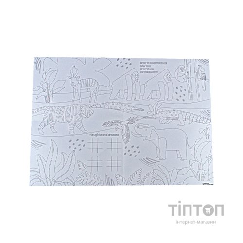 Набір для творчості Crayola Підложки-розмальовки "Джунглі" 2 шт з олівцями (15755-A)