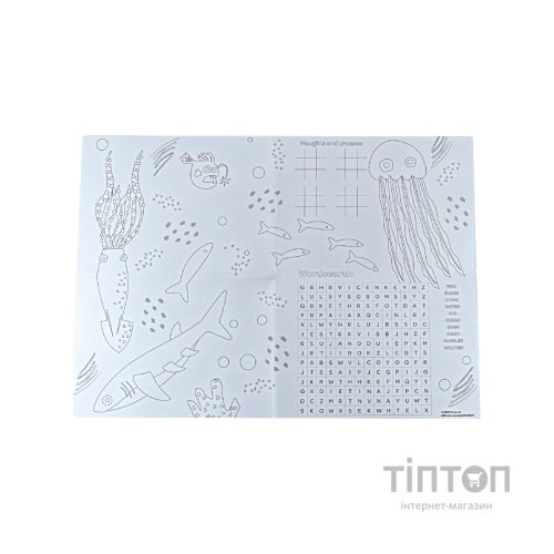 Набір для творчості Crayola Підложки-розмальовки "Підводний світ" 2 шт з олівцями (15755-C)