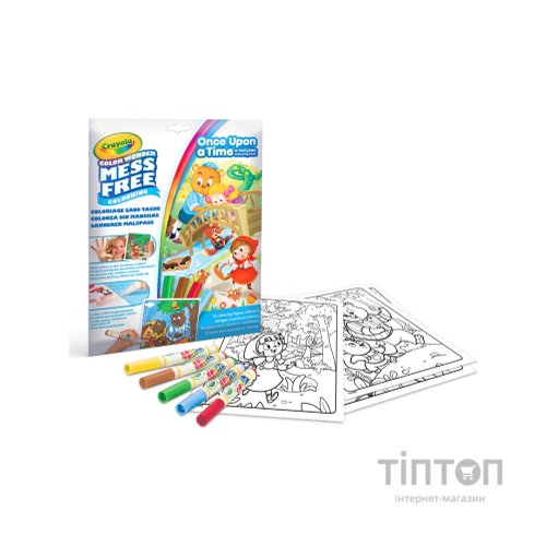 Набір для творчості Crayola Розмальовка Color Wonder Улюблені казки 18 сторінок (75-2816)