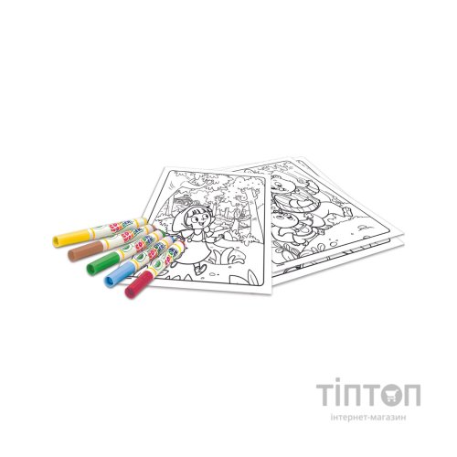 Набір для творчості Crayola Розмальовка Color Wonder Улюблені казки 18 сторінок (75-2816)