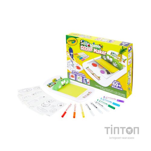 Набір для творчості Crayola Silly Scents Cтворення ароматних стикерів (256367.004)