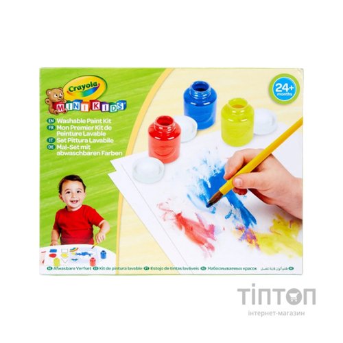 Набір для творчості Crayola Washable Mini Kids Набір для малювання фарбами (256698.006)