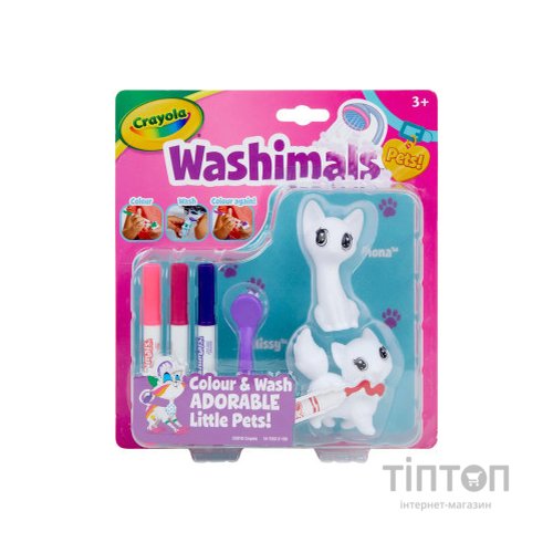 Набір для творчості Crayola Washimals Котики (256366.106)