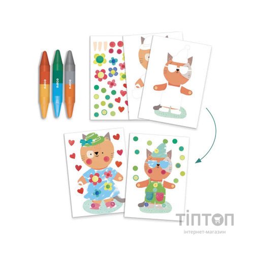 Набір для творчості Djeco Будиночки для тварин (DJ09293)