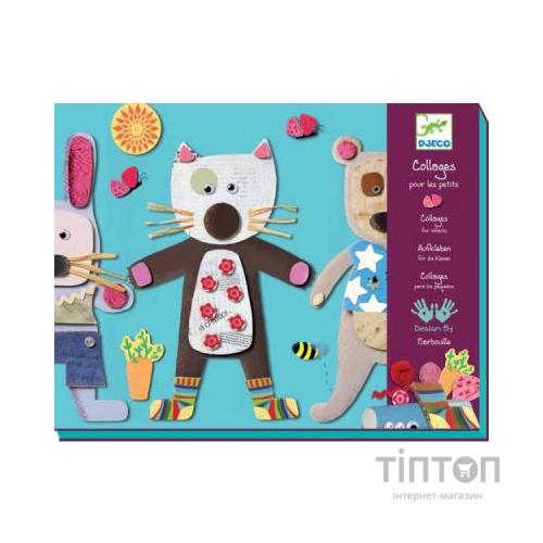 Набір для творчості DJECO Колаж для самих маленьких (DJ08664) дитяча творчість