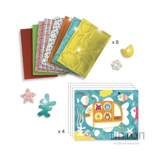 Набір для творчості Djeco Колаж Весела піна (DJ09869)