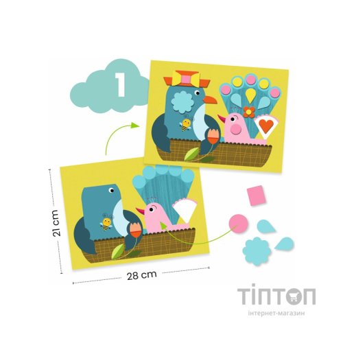 Набір для творчості Djeco Котик та його друзі (DJ09292)