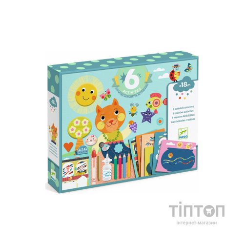 Набір для творчості Djeco Котик та його друзі (DJ09292)