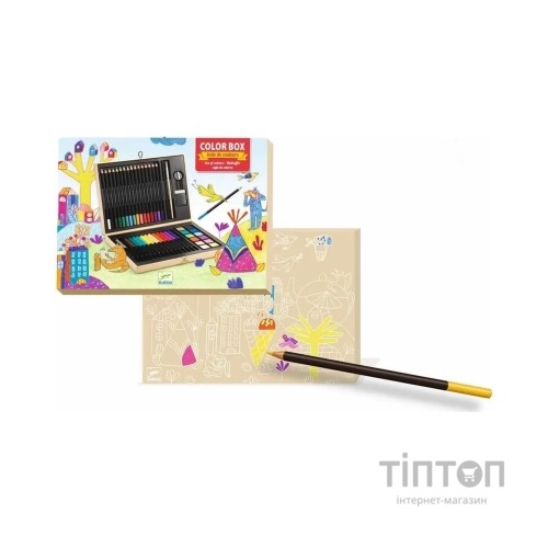 Набір для творчості Djeco Малювання Кольорова коробка (DJ08797)