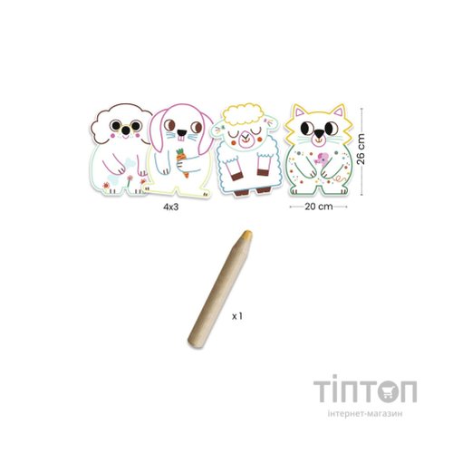 Набір для творчості Djeco Малювання Свійські тварини (DJ00061)