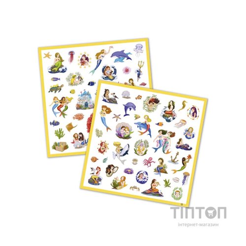 Набір для творчості Djeco Наклейки 160 шт Русалки (DJ08885)