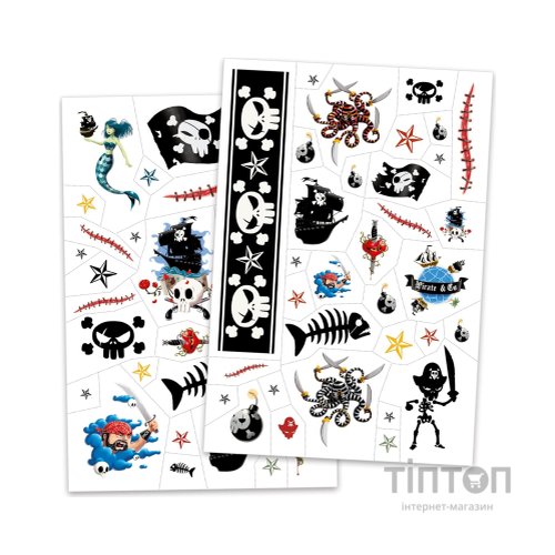 Набір для творчості Djeco Наклейки на тіло Пірати (DJ09584)