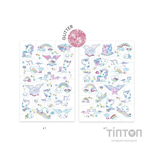 Набір для творчості Djeco Наклейки на тіло Єдиноріг (DJ09575)