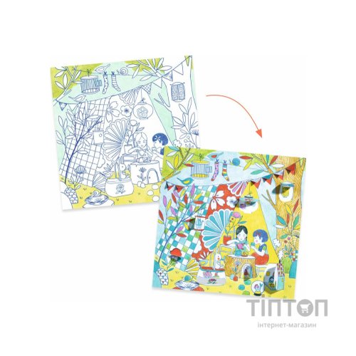 Набір для творчості Djeco Розфарбовування Ігрові намети Ніни (DJ09683)