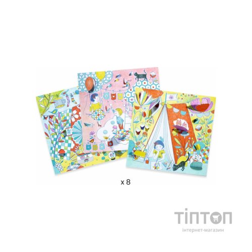 Набір для творчості Djeco Розфарбовування Ігрові намети Ніни (DJ09683)