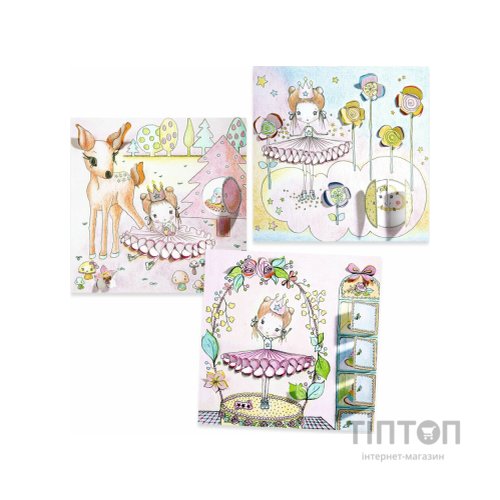 Набір для творчості Djeco Розфарбовування Маленькі віконця Пупі (DJ09699)