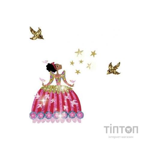 Набір для творчості Djeco розфарбовування з блискітками Сяючі вбрання (DJ09500)