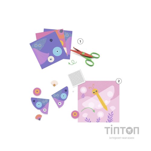 Набір для творчості Djeco Створення колажу Фігурні картинки (DJ09057)