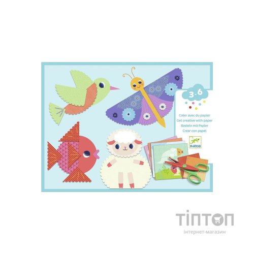 Набір для творчості Djeco Створення колажу Фігурні картинки (DJ09057)