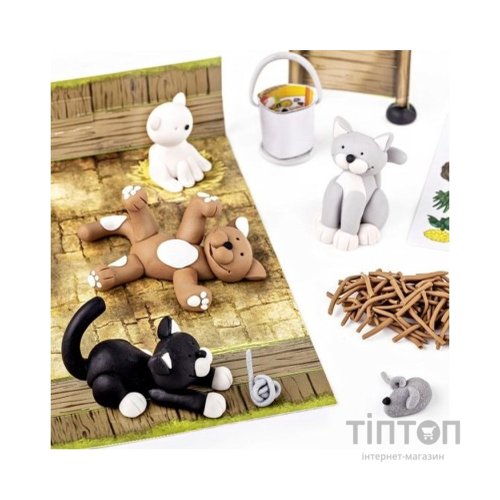 Набір для творчості Fimo Kids Котики 4 кольорих 42 г (4007817032596)