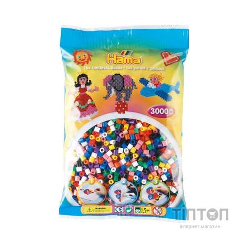 Набір для творчості HAMA кольорові намистини, 8 кольорів (201-00)