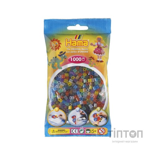 Набір для творчості Hama кольорових намистин 1000 шт термомозаіка (207-53)