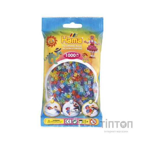 Набір для творчості Hama кольорових намистин 1000 шт термомозаіка (207-54)
