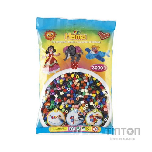 Набір для творчості Hama кольорових намистин 3000 шт, 22 кол. термомозаіка (201-67)