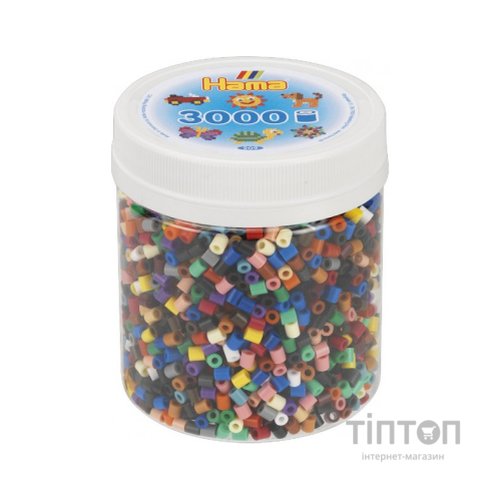 Набір для творчості Hama кольорових намистин 3000 шт, 22 кол. термомозаіка (209-67)