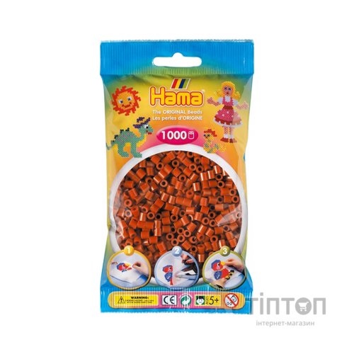 Набір для творчості Hama Midi коричневих намистин 1000 шт (207-20)