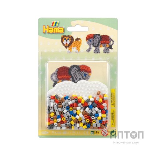 Набір для творчості Hama Midi Лев і слон термомозаіка (4183)