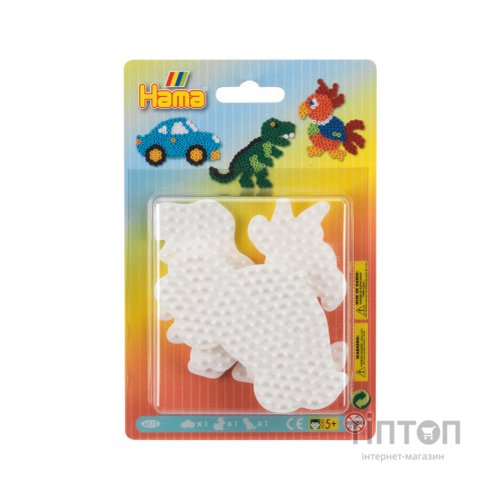 Набір для творчості Hama Набір малих полів для термомозаїки Midi 5+ Машина, папуга та (4573)