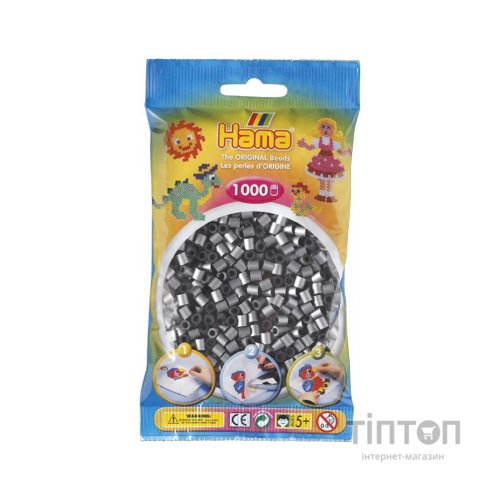 Набір для творчості Hama намистин під срібло, 1000 шт термомозаіка (207-62)