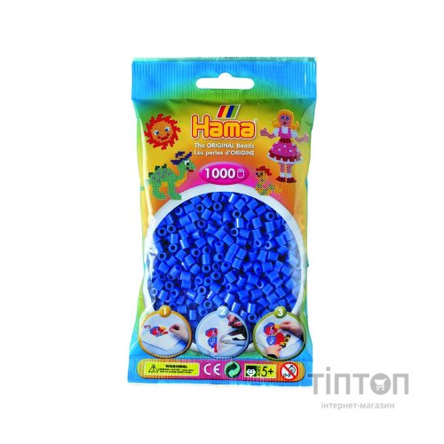 Набір для творчості Hama світло-блакитних намистин 1000 шт термомозаіка (207-09)
