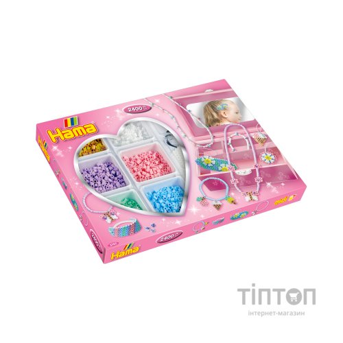 Набір для творчості Hama Термомозаїка Модні прикраси Квіти зі скринькою (HM-3707)