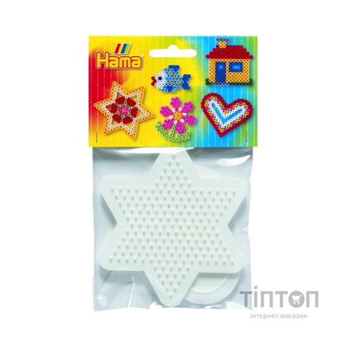 Набір для творчості Hama Термомозаїка Набір малих полів Зірка та серце (4452)