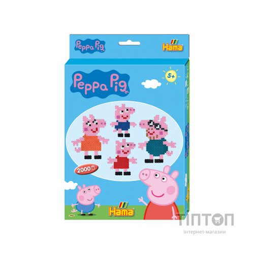 Набір для творчості Hama термомозаїка Свинка Пеппа Midi 5+ (HM-7965)
