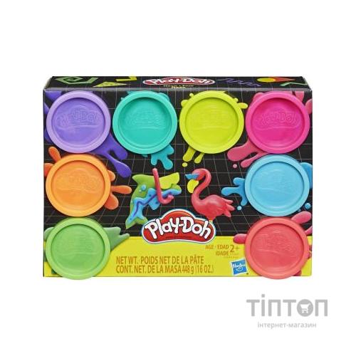 Набір для творчості Hasbro Play Doh 8 кольорів Неон (E5063)