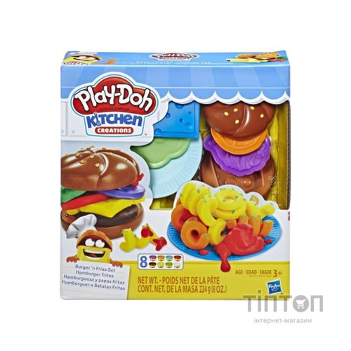 Набір для творчості Hasbro Play-Doh Бургер і картопля фрі (E5472)