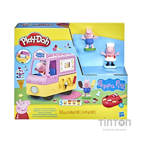 Набір для творчості Hasbro Play-Doh Машинка з морозивом Свинки Пеппи (F3597)