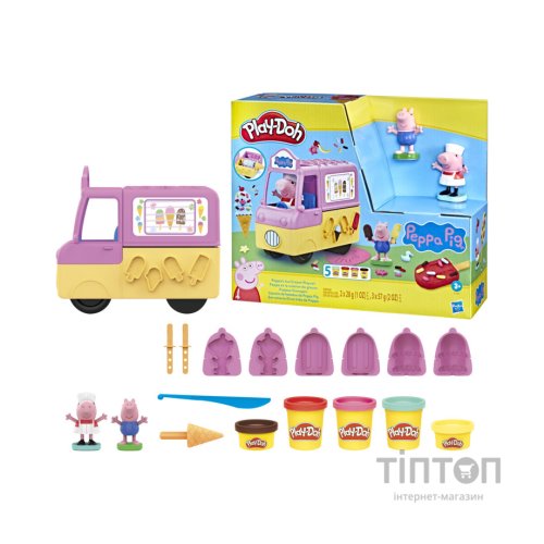 Набір для творчості Hasbro Play-Doh Машинка з морозивом Свинки Пеппи (F3597)