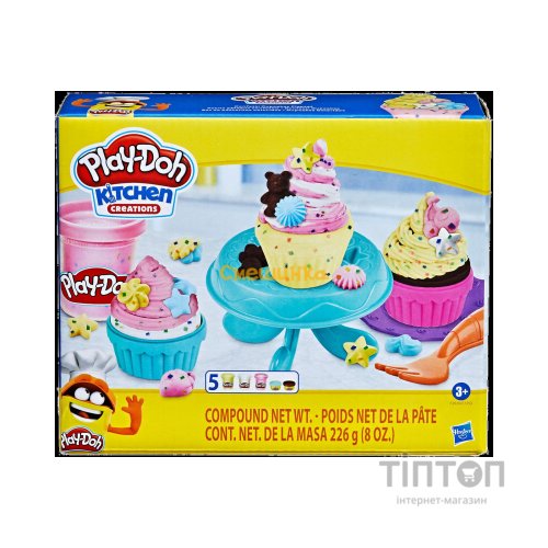 Набір для творчості Hasbro Play-Doh Набір капкейків (F2929)