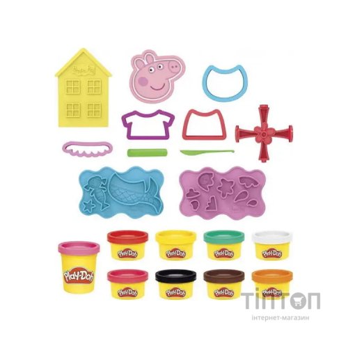 Набір для творчості Hasbro Play-Doh Свинка Пеппа стильний сет (F1497)