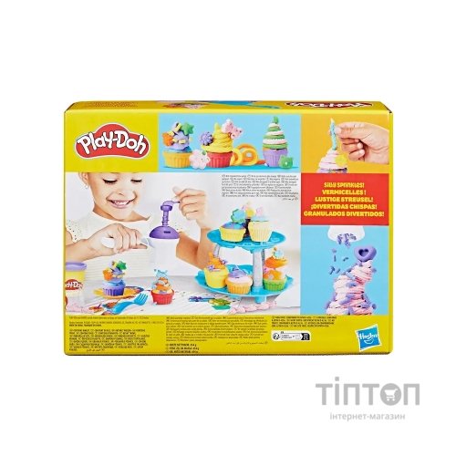 Набір для творчості Hasbro Play-Doh Вежа капкейків з масою для ліплення (G0529)