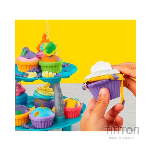 Набір для творчості Hasbro Play-Doh Вежа капкейків з масою для ліплення (G0529)