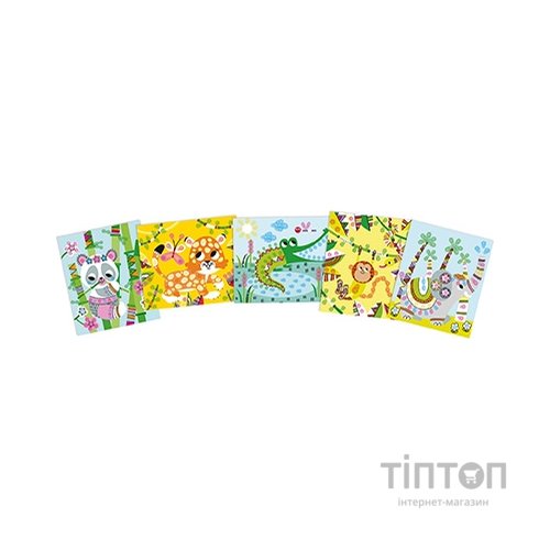 Набір для творчості Janod Пальчиковые краски Панда и ее друзья (J07812)